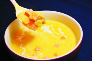 （圖）火腿南瓜濃湯