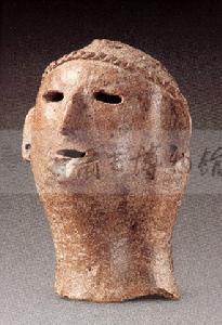 紅陶人頭像 紅陶人頭像