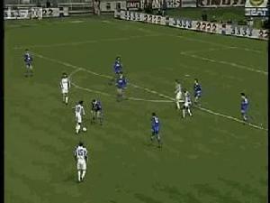 4-1皇馬 Valdo策動穿針引線，Weah挑傳，Bravo擺渡，Ginola凌空