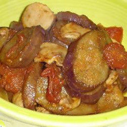 蘑菇西紅柿炒茄子 蘑菇西紅柿炒茄子
