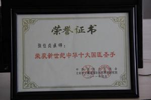 中醫十大聖手醫師證明