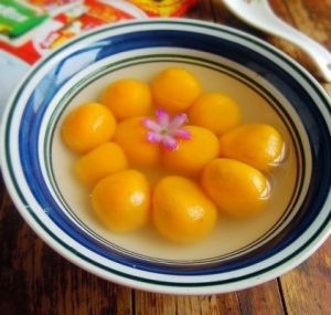 南瓜朱古力餡湯圓 南瓜朱古力餡湯圓