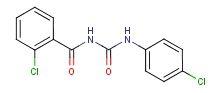 1-(2-氯苯甲醯基)-3-(4-氯苯基)脲 1-(2-氯苯甲醯基)-3-(4-氯苯基)脲