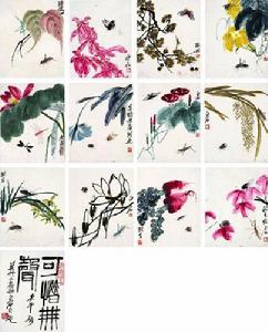 可惜無聲花鳥工蟲冊頁 可惜無聲花鳥工蟲冊頁