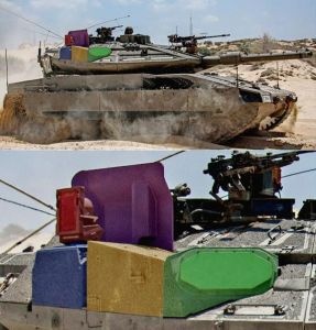 梅卡瓦坦克上的主動防護雷達