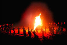 篝火晚會【霸王祠/流浪式戶外露營】