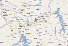 田家庵區安成鎮區域地圖