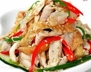 雞絲拌海蜇 雞絲拌海蜇