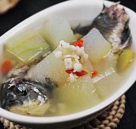 冬瓜燉鯽魚 冬瓜燉鯽魚