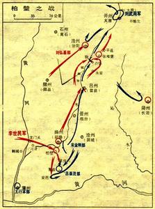 柏壁之戰示意圖