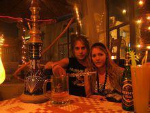 外國吸食水煙者圖片