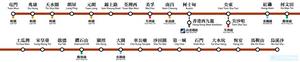 屯馬線線路圖