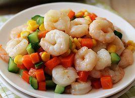 蝦仁炒玉米粒 蝦仁炒玉米粒