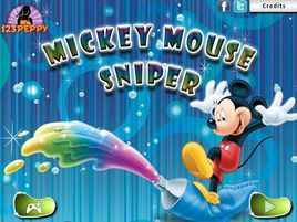 放大鏡中的米奇 放大鏡中的米奇