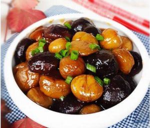 香菇燒栗子 香菇燒栗子