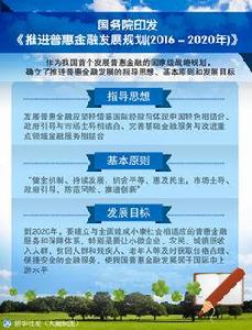 推進普惠金融發展規劃（2016—2020年）