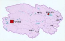 西藏自然保護區地圖