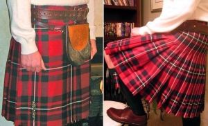 蘇格蘭方格呢短裙