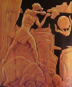 大禹鑿龍門 大禹鑿龍門