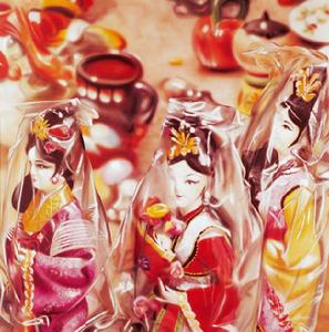 三隻中國玩偶 三隻中國玩偶