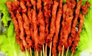 油炸羊肉串 油炸羊肉串