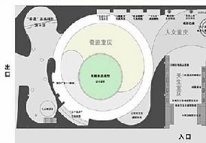 重慶展館內部平面布置圖