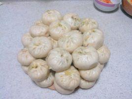 南瓜韭菜包子 南瓜韭菜包子