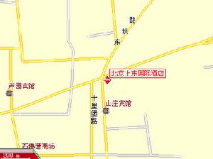 上東國際酒店地理位置