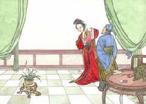 《閨意獻張水部》詩意畫