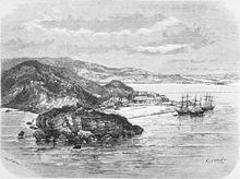 1875年時哨船頭畔的柴山