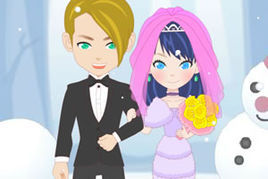 浪漫的冬季婚禮