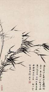 明唐寅風竹圖 明唐寅風竹圖