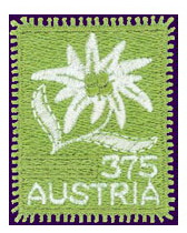奧地利刺繡郵票