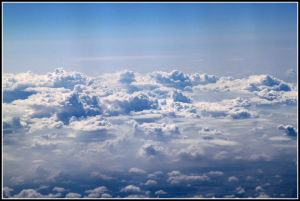 藍藍的天上白雲飄 藍藍的天上白雲飄