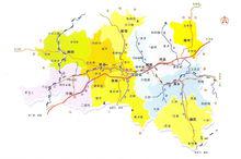 漢中行政區劃圖