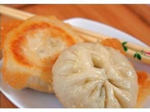 韭菜鮮肉水煎包 韭菜鮮肉水煎包