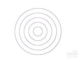 同心圓[圓心相同半徑不同的圓]