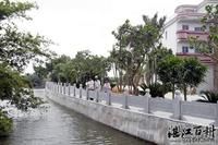 沙洲村的臭水塘，如今變成了農民休閒的公園