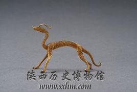 唐赤金走龍 唐赤金走龍