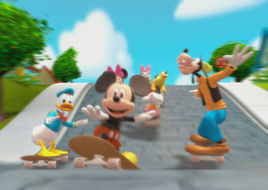 米奇玩滑板 米奇玩滑板