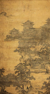 元李容瑾漢苑圖 元李容瑾漢苑圖