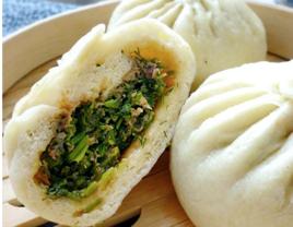 韭菜豬肉餡包子 韭菜豬肉餡包子