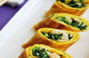 薺菜豆腐卷 薺菜豆腐卷