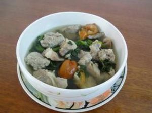 西洋菜蜜棗瘦肉湯 西洋菜蜜棗瘦肉湯