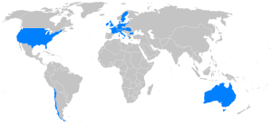 第一屆現代奧運會參賽國家及地區分布