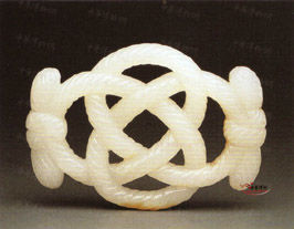 白玉如意結 白玉如意結