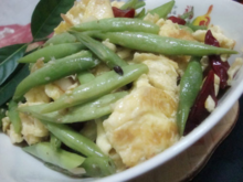 炒雞蛋四季豆 炒雞蛋四季豆