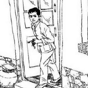 《血濺津門》連環畫中的小鐵錘