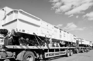 包頭北方創業股份有限公司生產的C45型外貿敞車