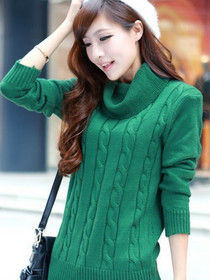 高領毛衣 高領毛衣